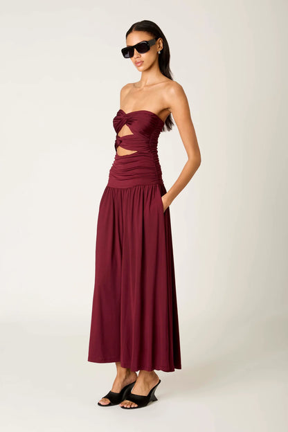 Wilshire Dress Oxblood