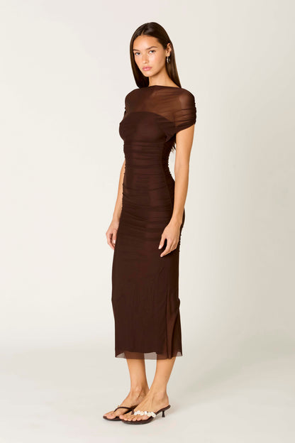 Aria Dress Chocolate