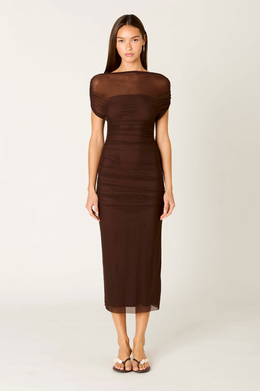 Aria Dress Chocolate