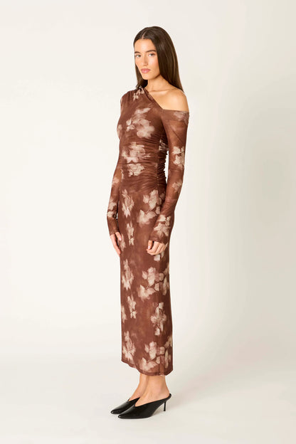 Lyran Dress Brown Multi