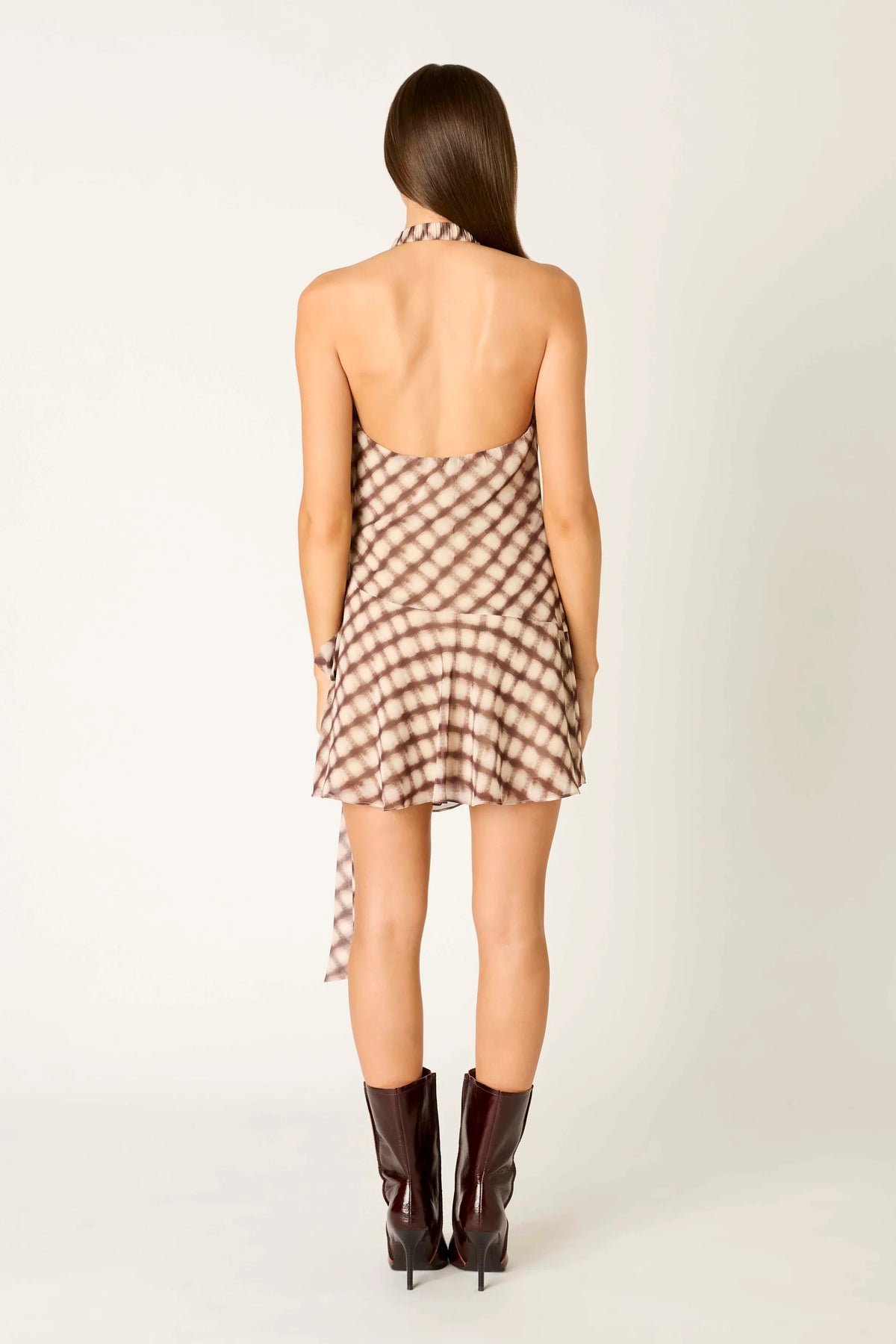 Quill Dress Brown