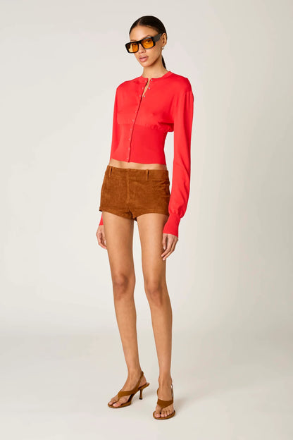 Lucile Cardigan Cherry