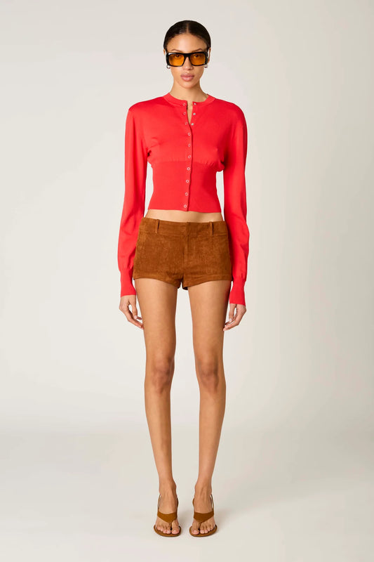 Lucile Cardigan Cherry