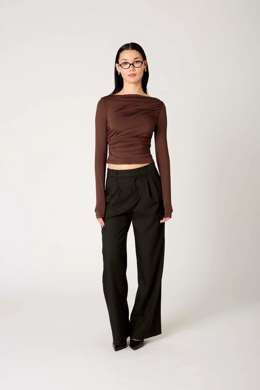 Isabeau Top Espresso