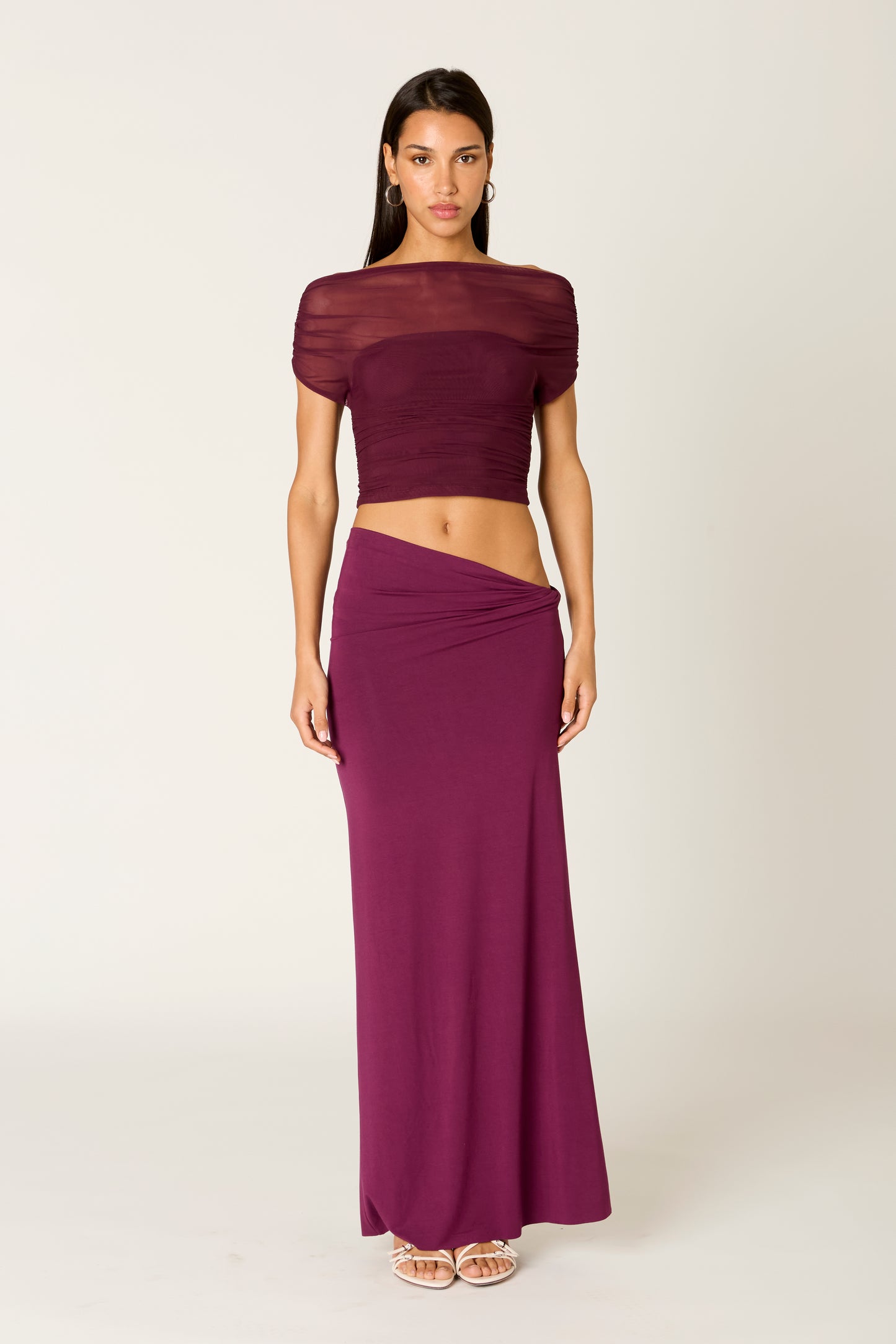 Yale Two Piece Set Plum