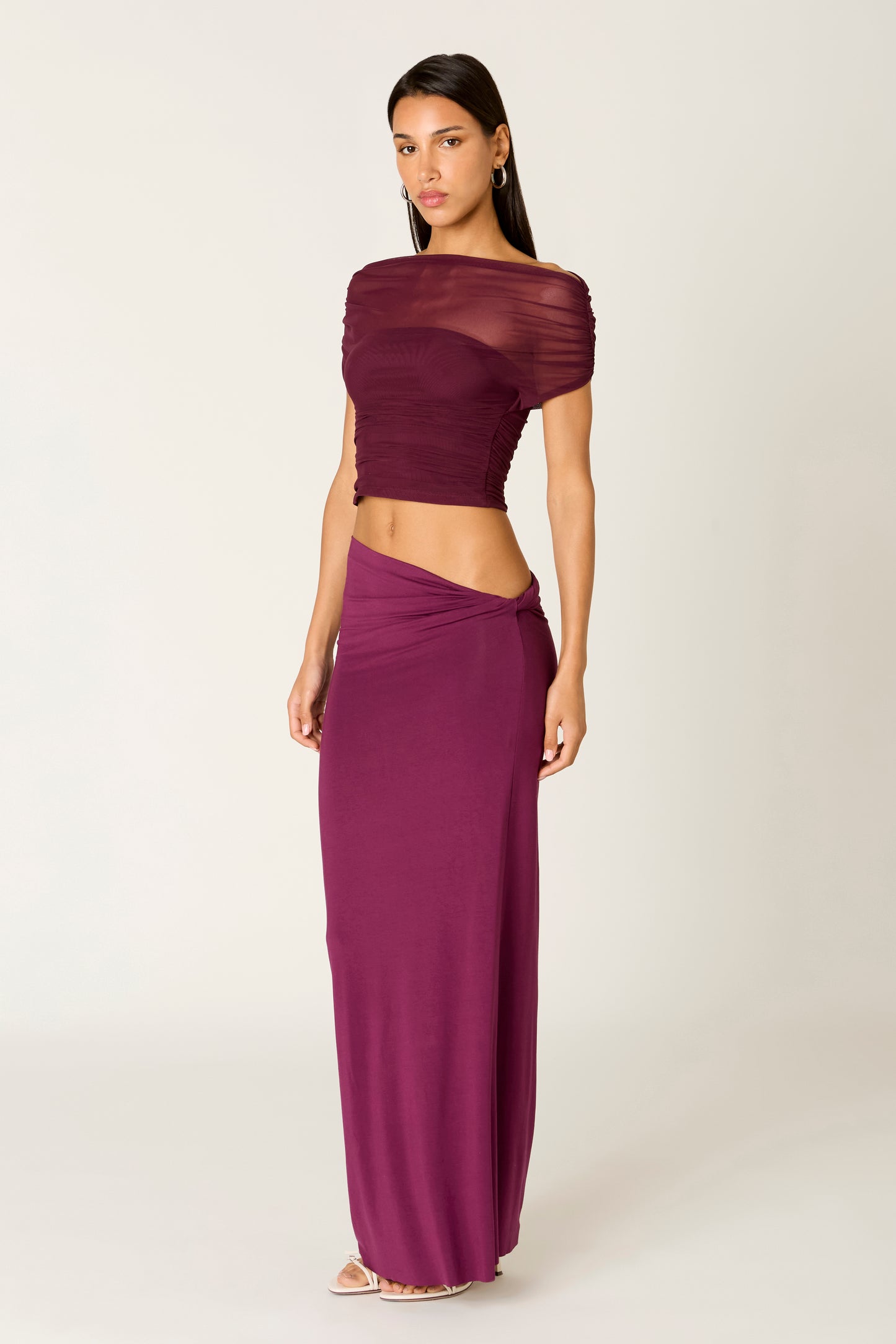 Yale Two Piece Set Plum