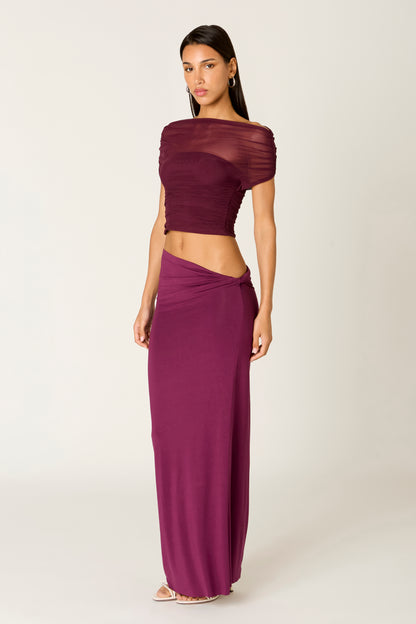 Yale Two Piece Set Plum