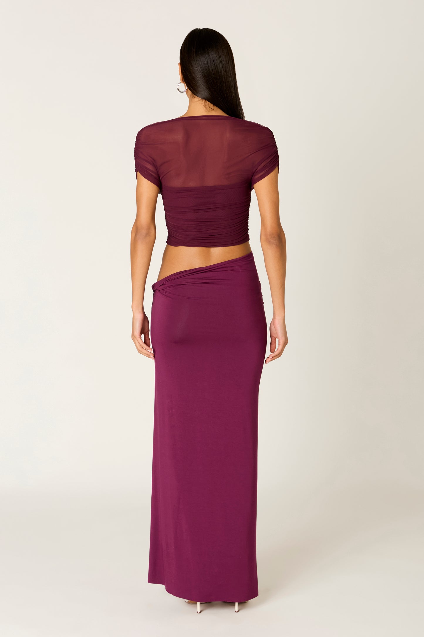 Yale Two Piece Set Plum