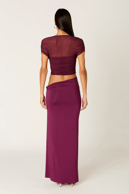 Yale Two Piece Set Plum
