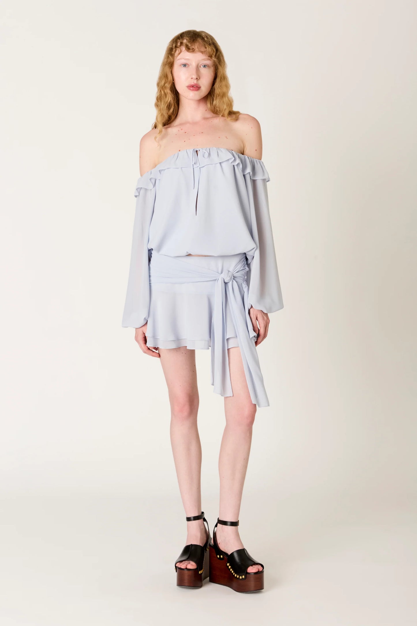 Lucero Two Piece Set Dusty Blue