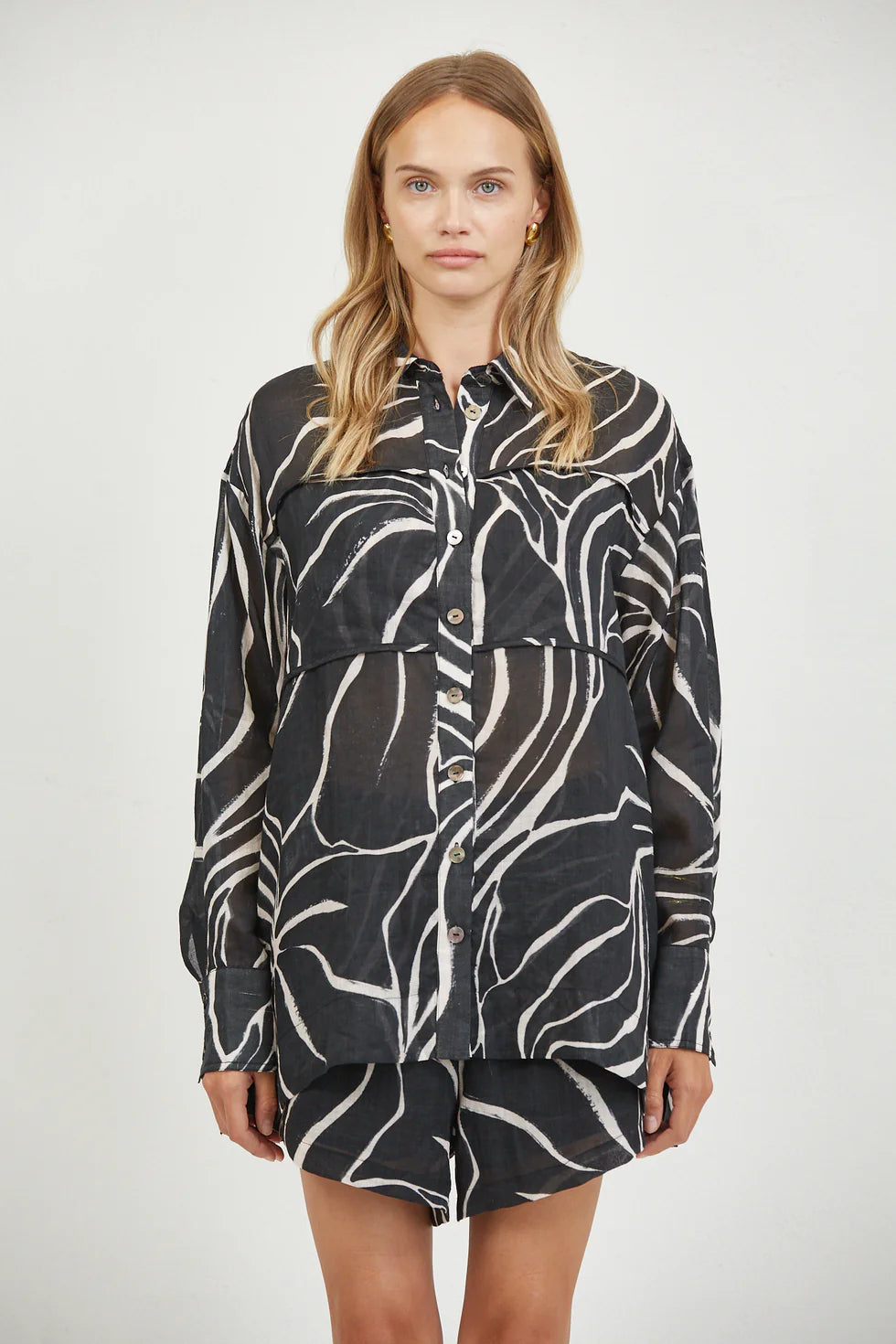 Aude Two Piece Set Black