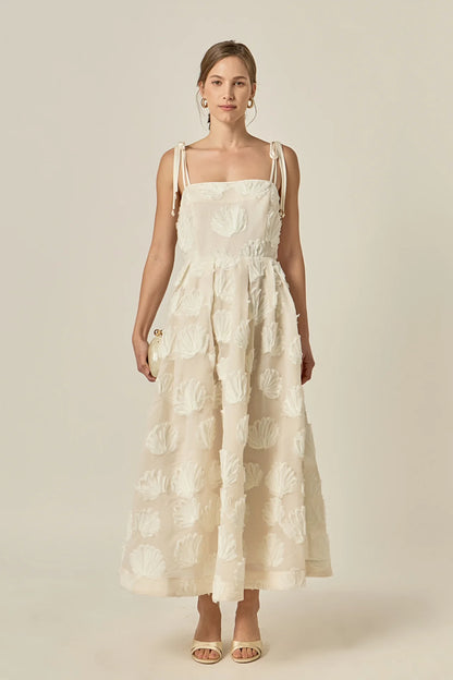 Karlie Midi Dress Off White