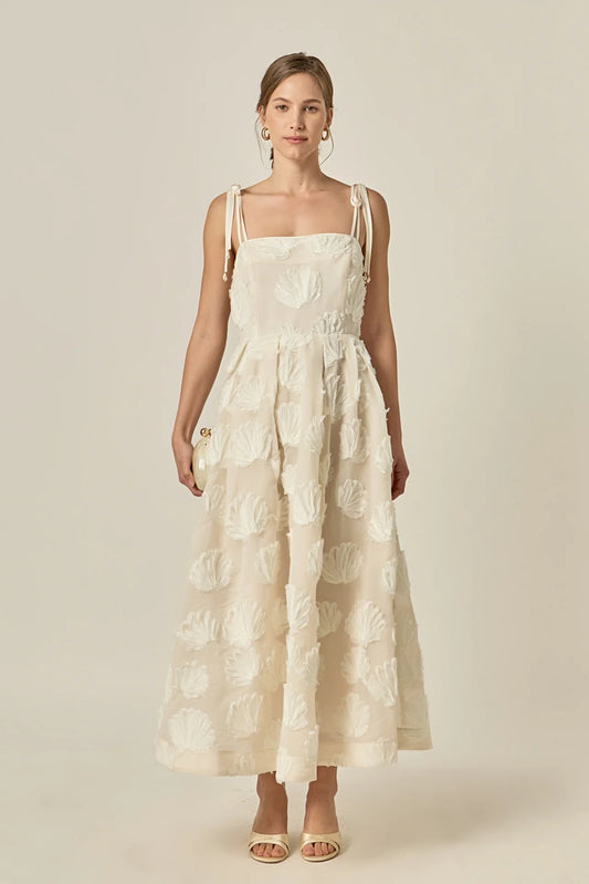 Karlie Midi Dress Off White