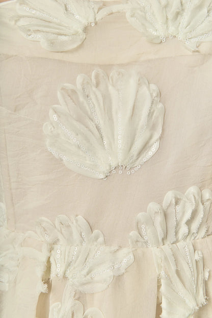 Karlie Midi Dress Off White