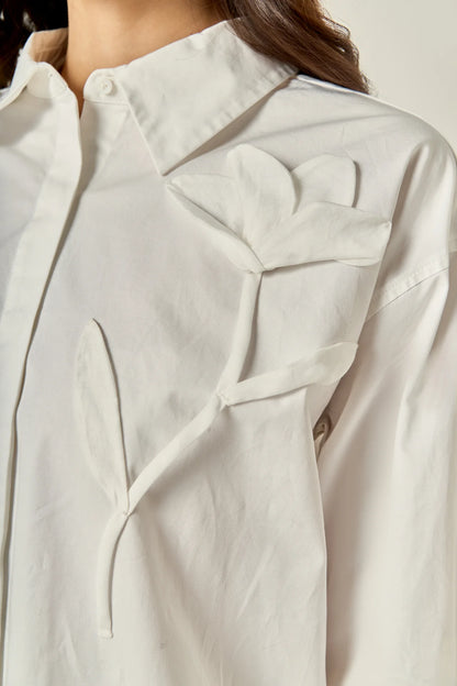Auda Two Piece Set White