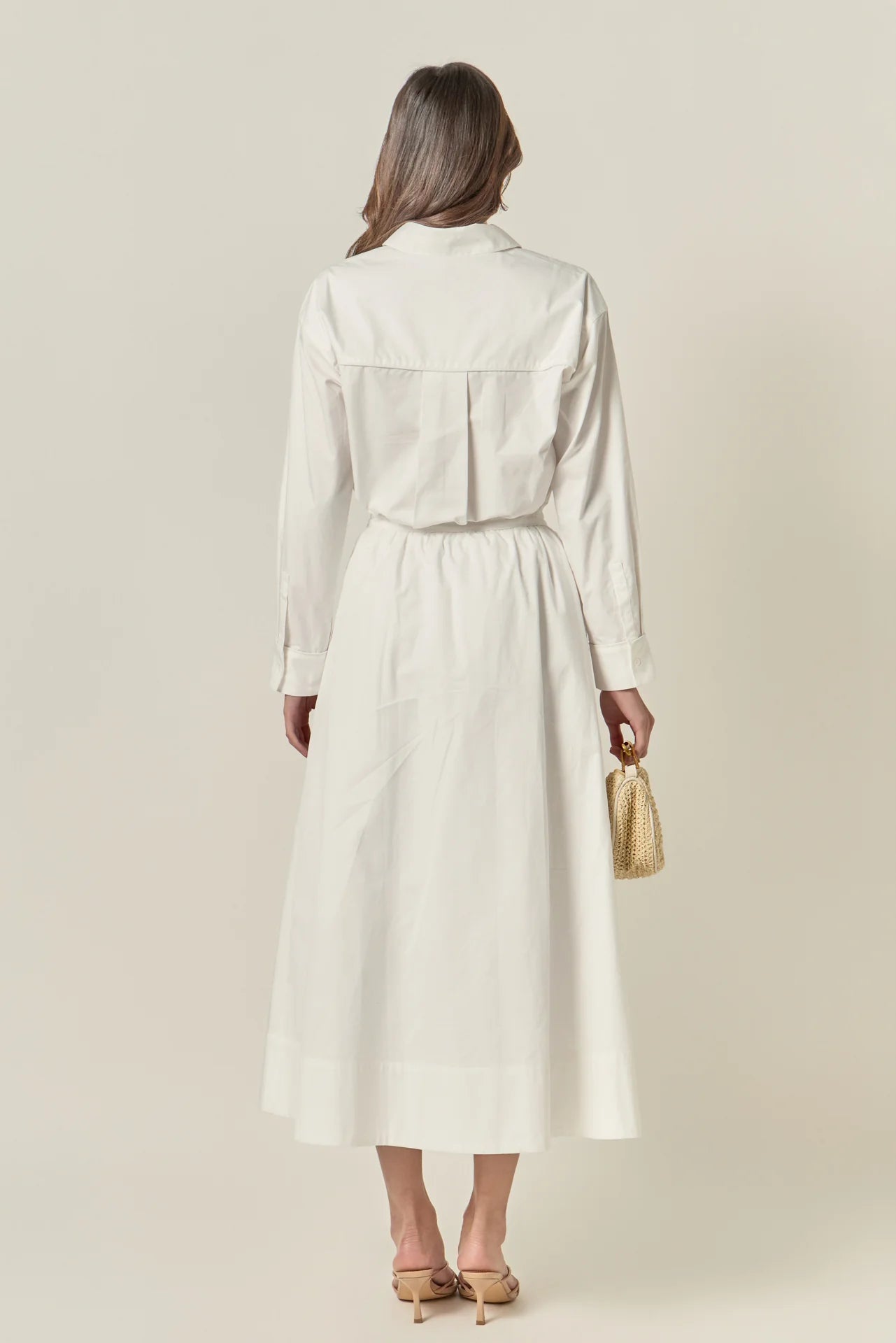 Auda Two Piece Set White