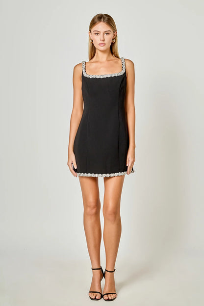 Aretha Mini Dress Black