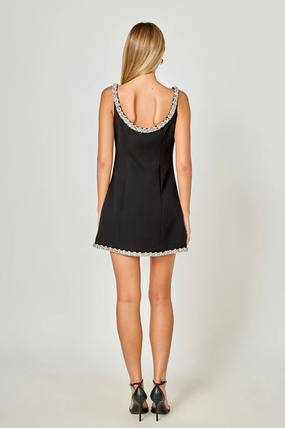 Aretha Mini Dress Black