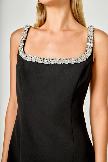 Aretha Mini Dress Black