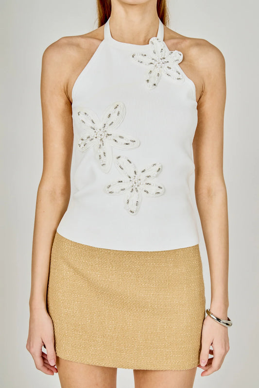 Dovie Top White