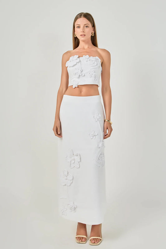 Vieno Two Piece Set White