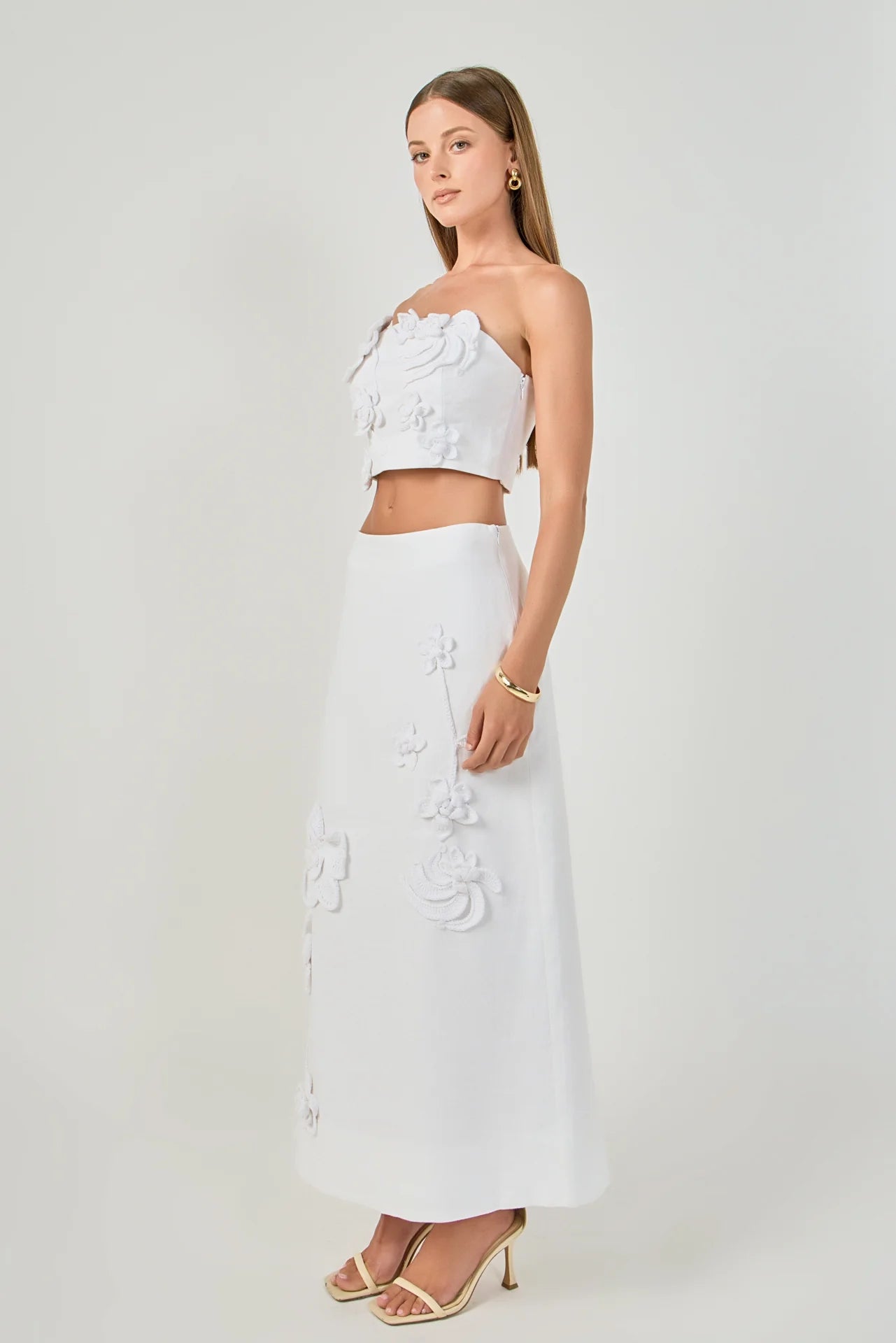 Vieno Two Piece Set White