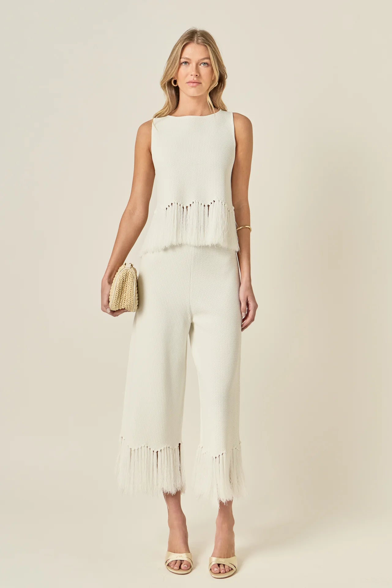 Angelly Two Piece Set White