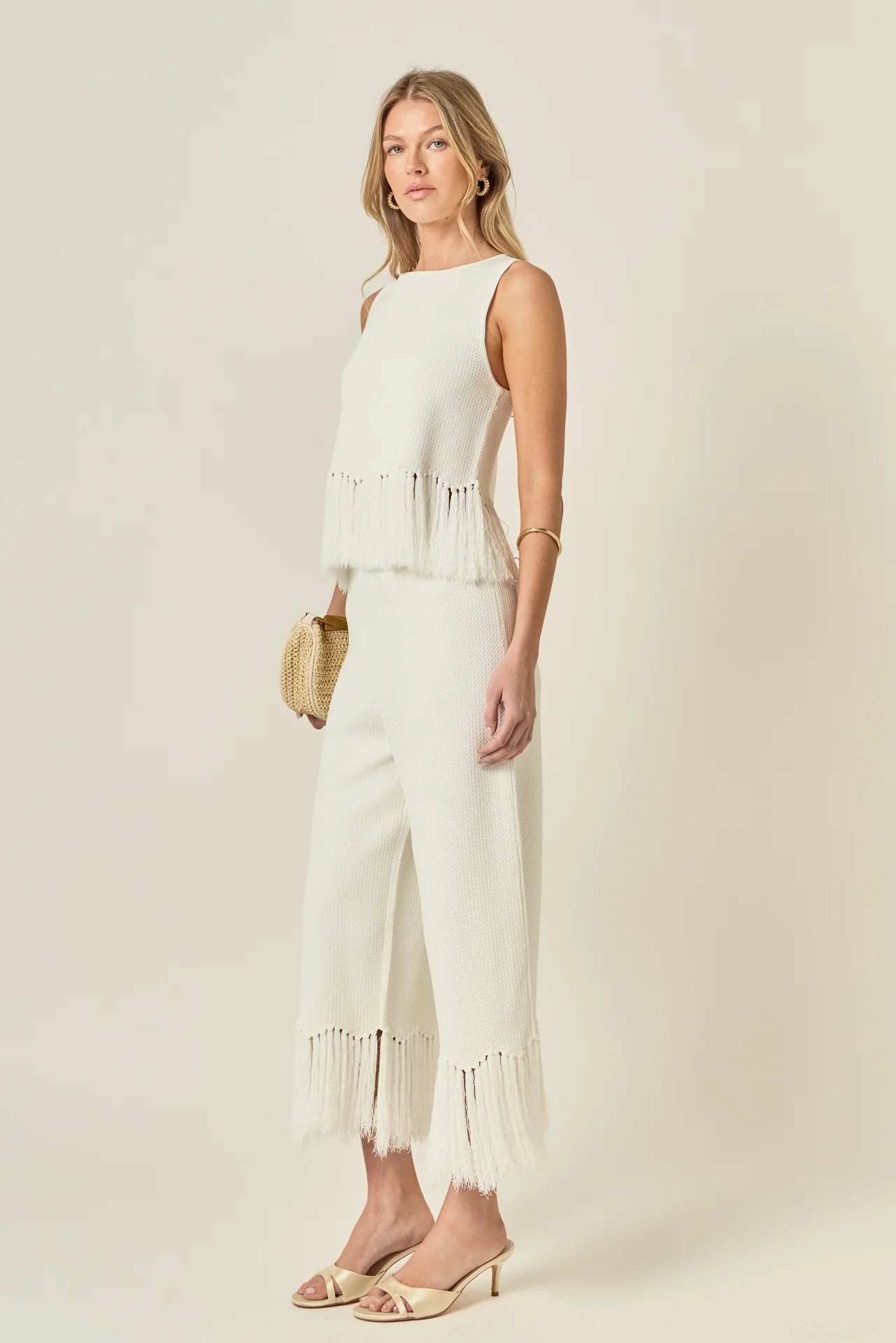 Angelly Two Piece Set White