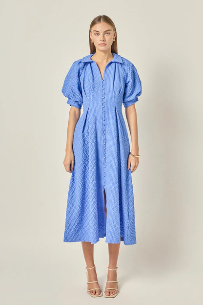 Toria Midi Dress Blue