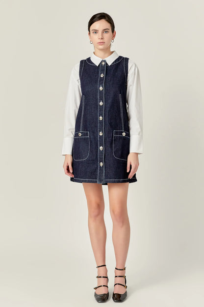 Elliana Mini Dress Denim