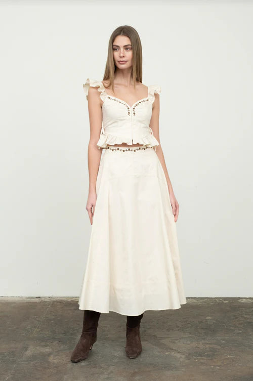 Gretta Two Piece Set Cream