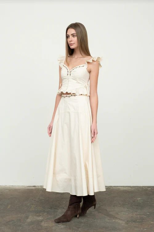 Gretta Two Piece Set Cream