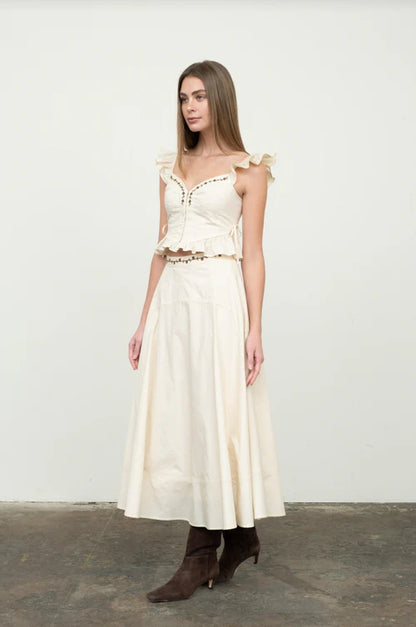 Gretta Two Piece Set Cream