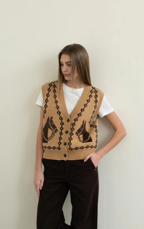 Leya Vest Camel