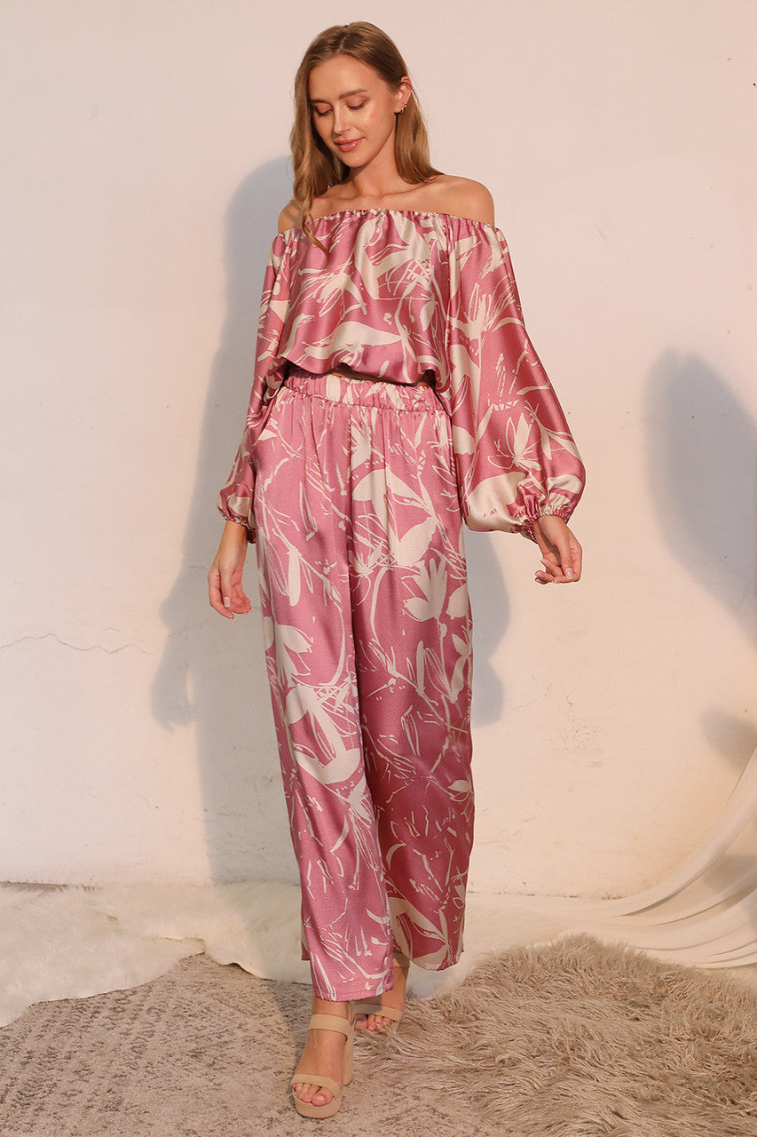 Francis Two Piece Set Pink