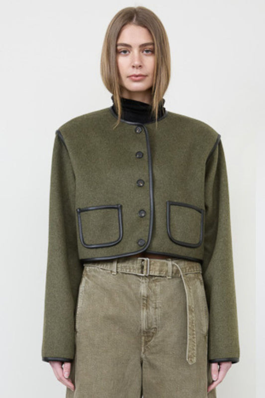 Nannie Jacket Olive