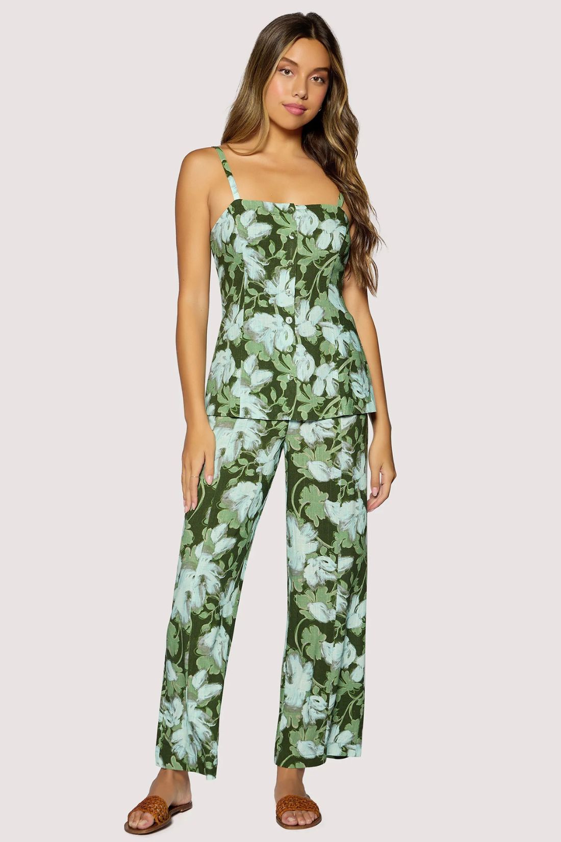 Petal two Piece Set Green Multi