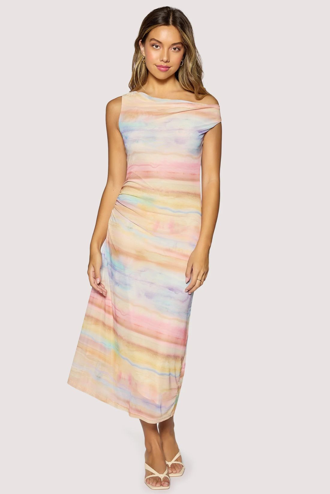 Sunset Maxi Dress Orange Multi