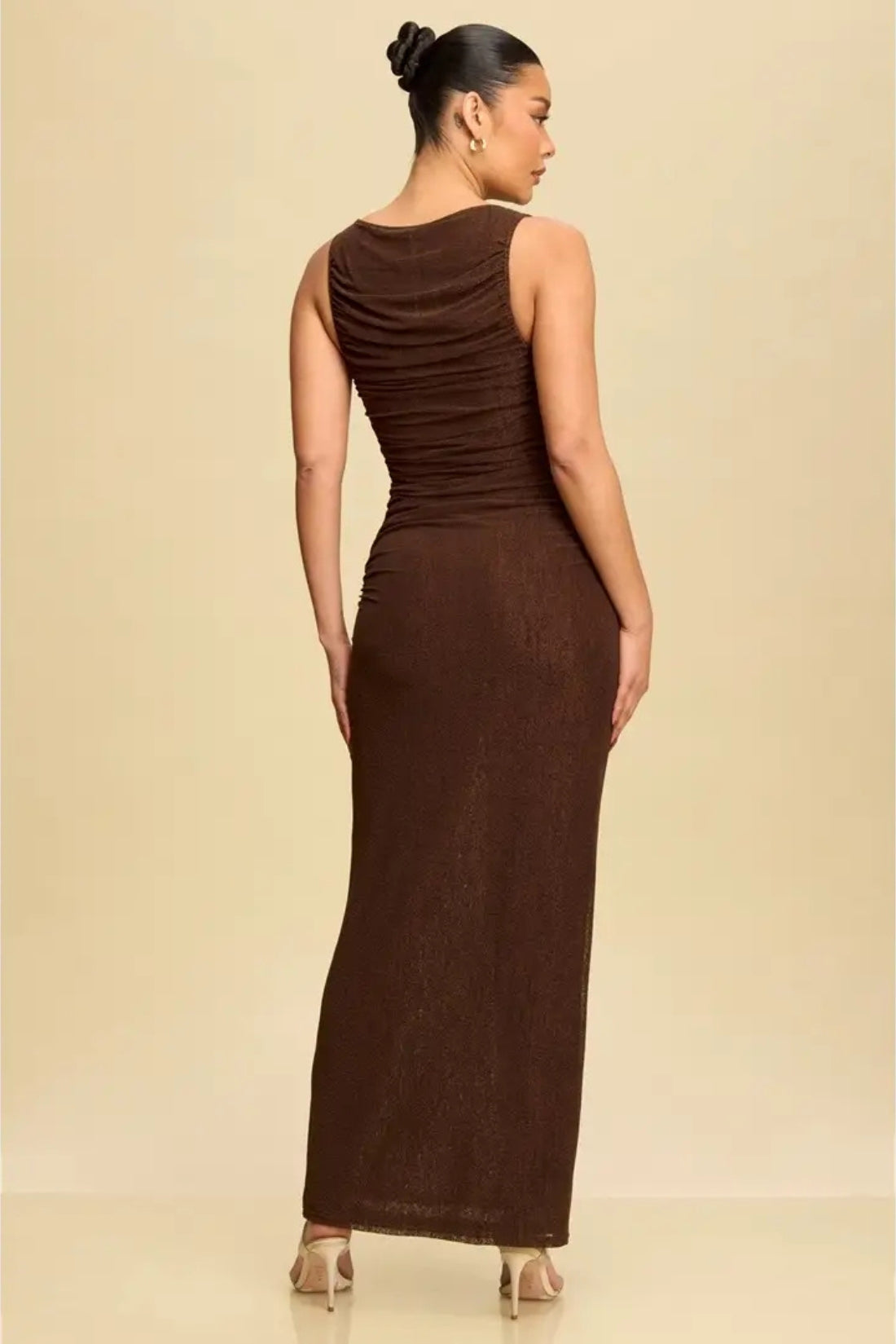 Devina Dress Brown