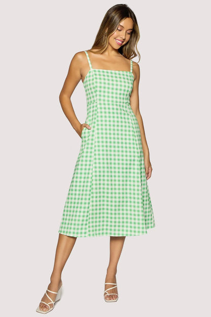Breeze Midi Dress Green