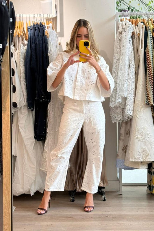 Kerry Two Piece Set White