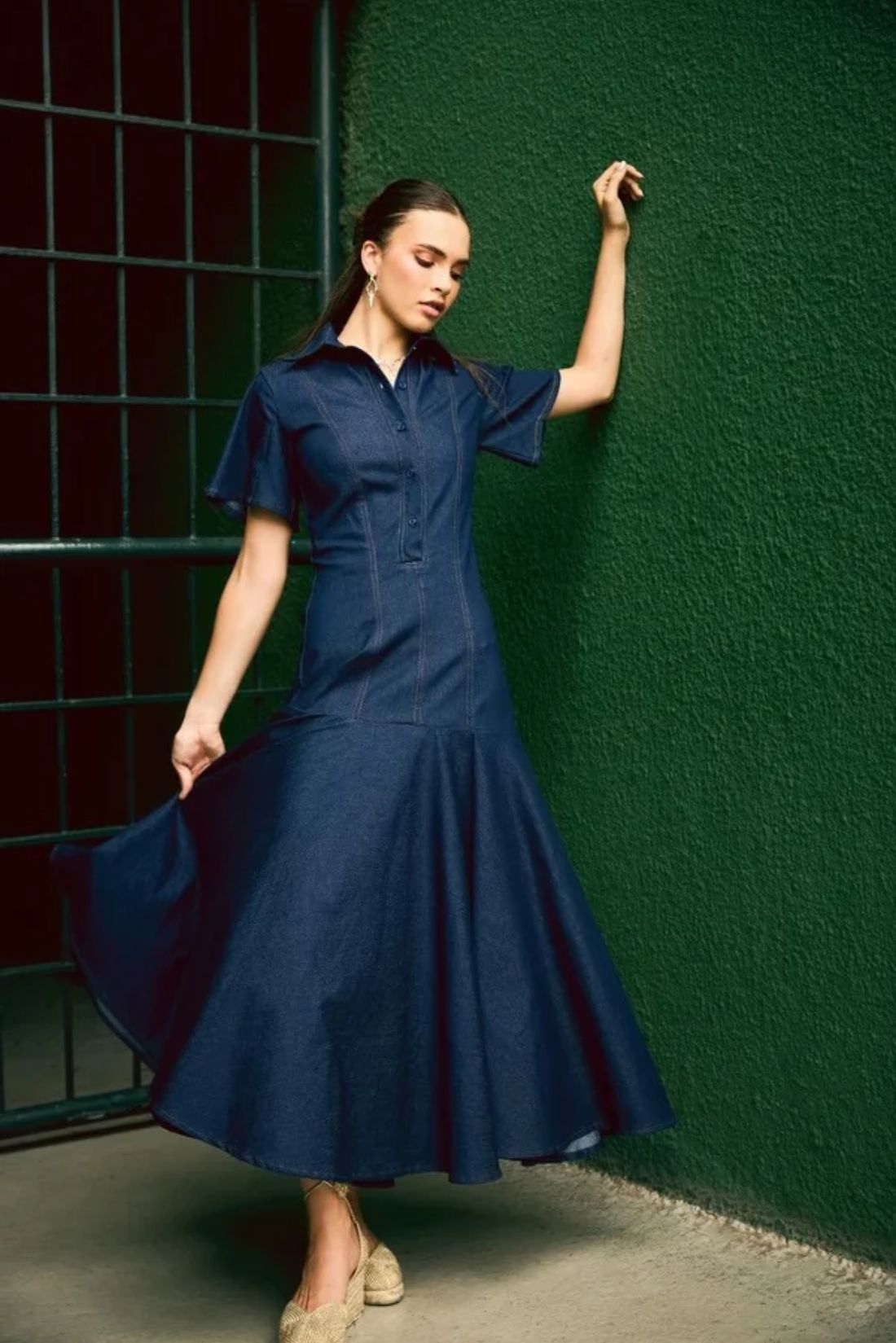 Pelotero Dress Denim