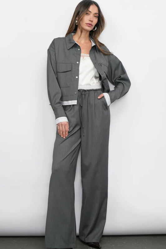 Emmy Two Piece Set Charcoal