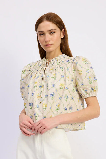 Dave Two Piece Set Yellow Lavender