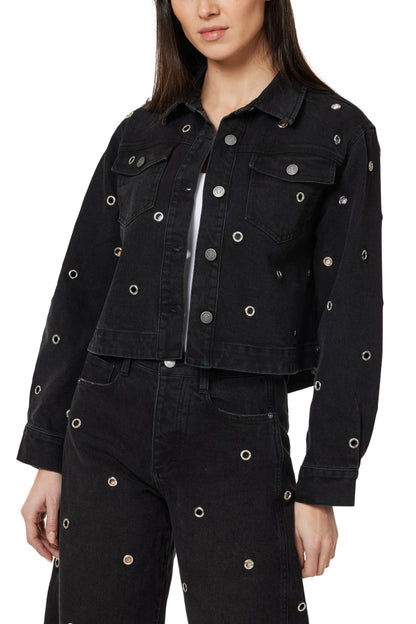 Evie Jacket Whashed Black