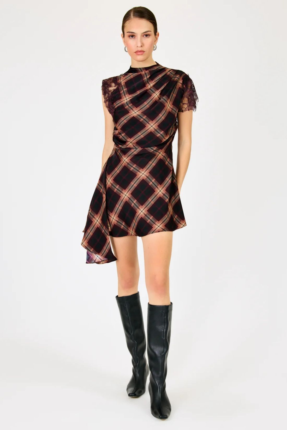 Kristopher Dress Burgundy