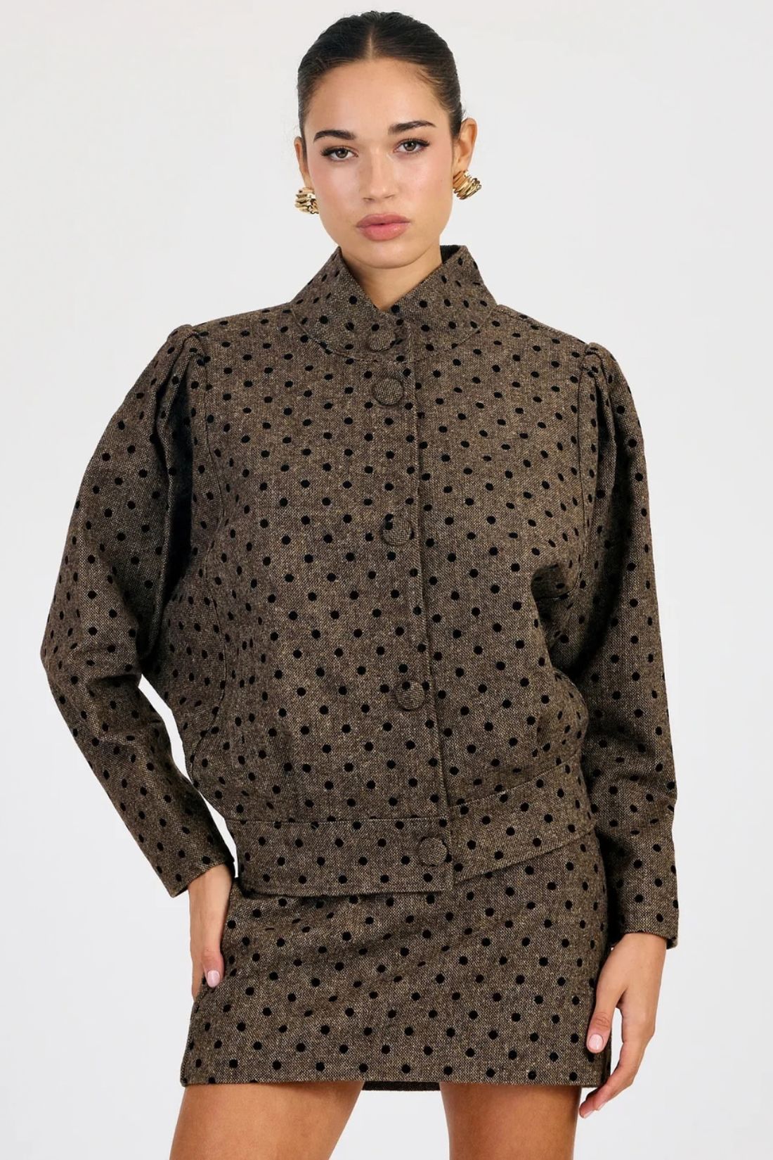 Millie Jacket Brown Multi