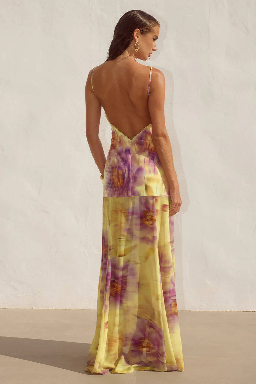 Tulia Maxi Dress Yellow