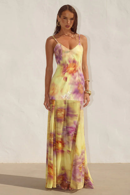 Tulia Maxi Dress Yellow