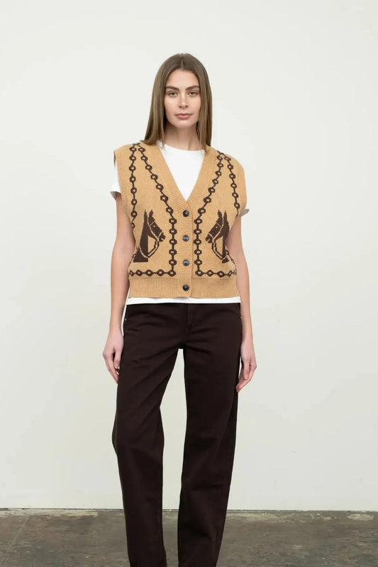 Leya Vest Camel